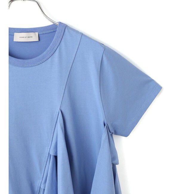 ADAM ET ROPE'「【サステナブル】リボンプルオーバー/接触冷感/UVカット/吸水速乾」|Tシャツ・カットソー|