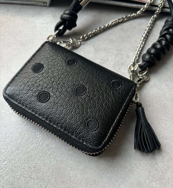  「【WEB限定】ドット刺繍ジャバラチャームウォレットショルダー」|その他|