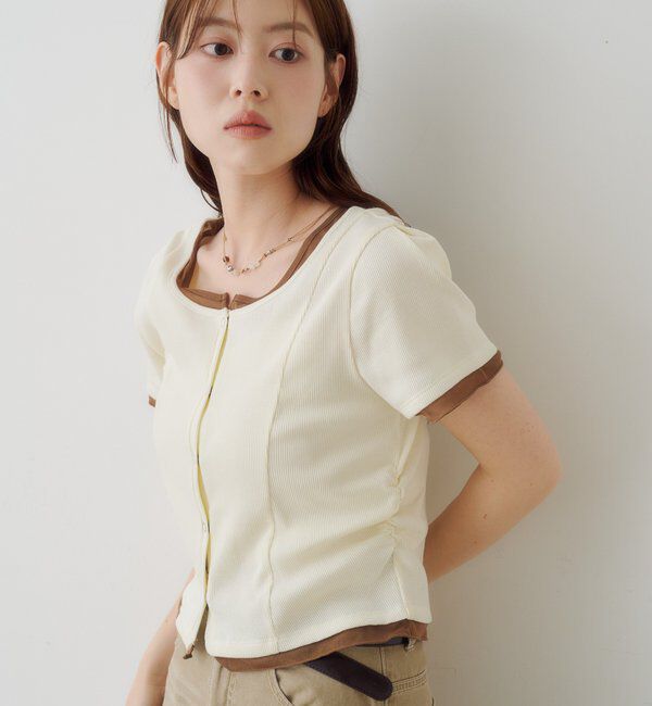  「テレコチュールTEE」|Tシャツ・カットソー|