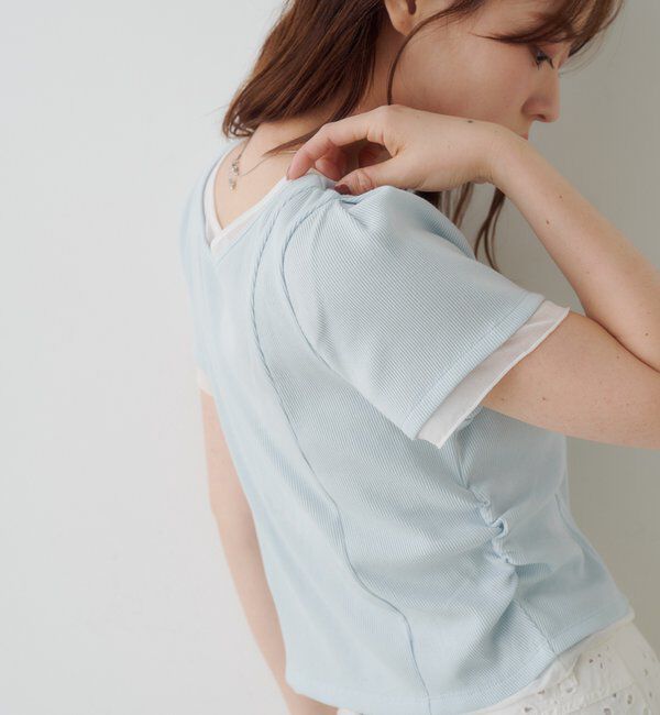  「テレコチュールTEE」|Tシャツ・カットソー|