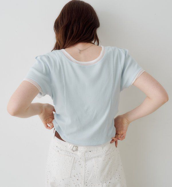  「テレコチュールTEE」|Tシャツ・カットソー|