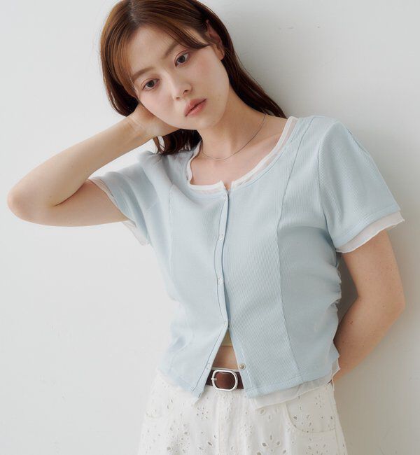  「テレコチュールTEE」|Tシャツ・カットソー|
