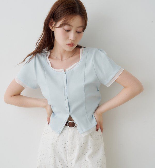  「テレコチュールTEE」|Tシャツ・カットソー|