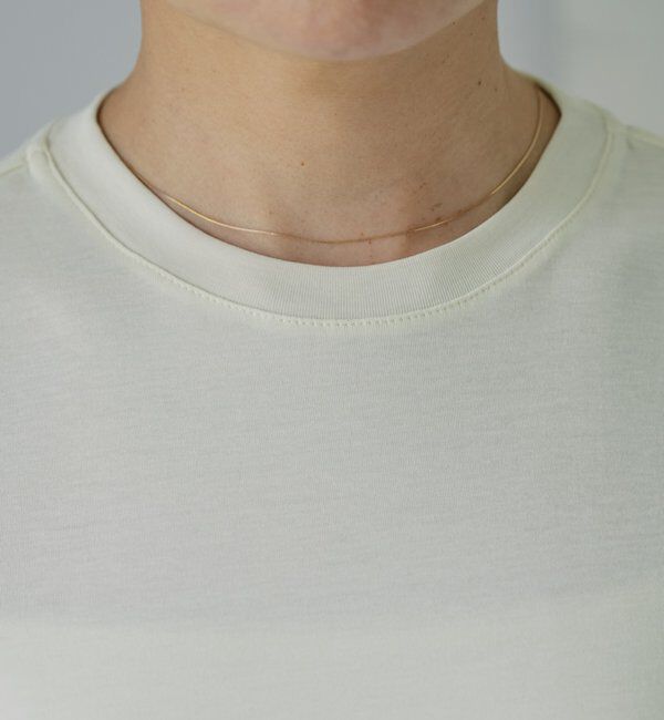  「【LUALY】【接触冷感/吸水速乾】シアープレーンチビTee」|Tシャツ・カットソー|