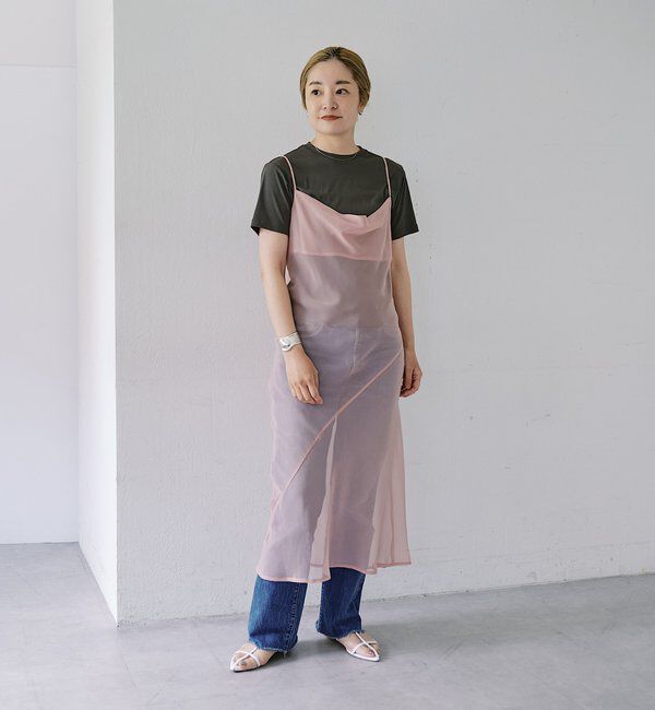  「【LUALY】【接触冷感/吸水速乾】シアープレーンチビTee」|Tシャツ・カットソー|