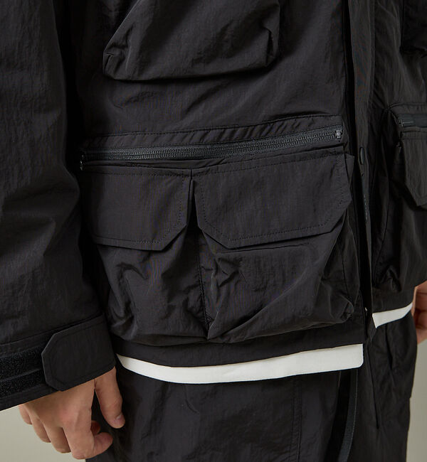 ABAHOUSE「【NoiR / ノワール】Connect Hooded / コネクトフーディ/N」|ブルゾン・スタジャン|
