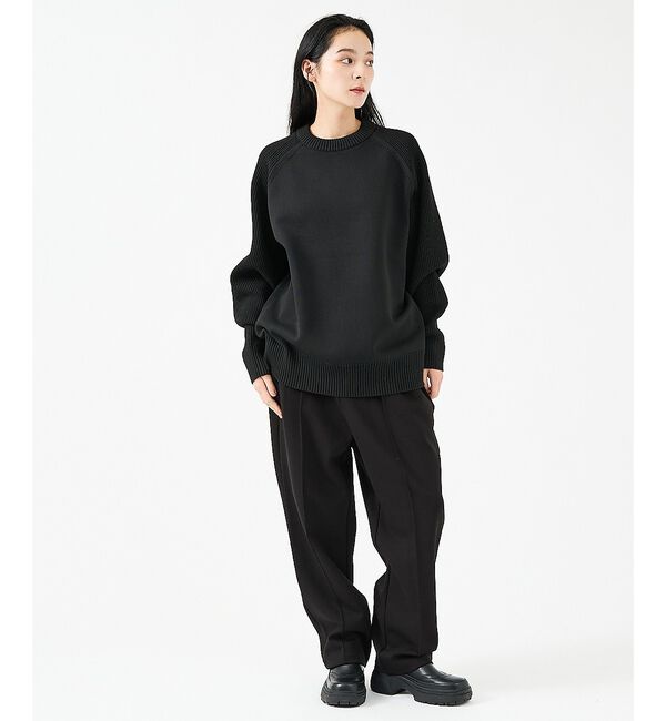 ABAHOUSE「【FORTUNA/フォルトゥナ】ECOTEC-Knit イージーケア ウォッシャ」|ニット・セーター|