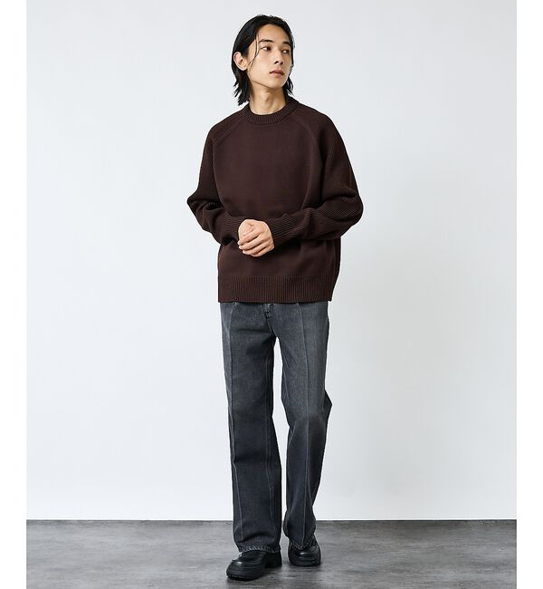 ABAHOUSE「【FORTUNA/フォルトゥナ】ECOTEC-Knit イージーケア ウォッシャ」|ニット・セーター|
