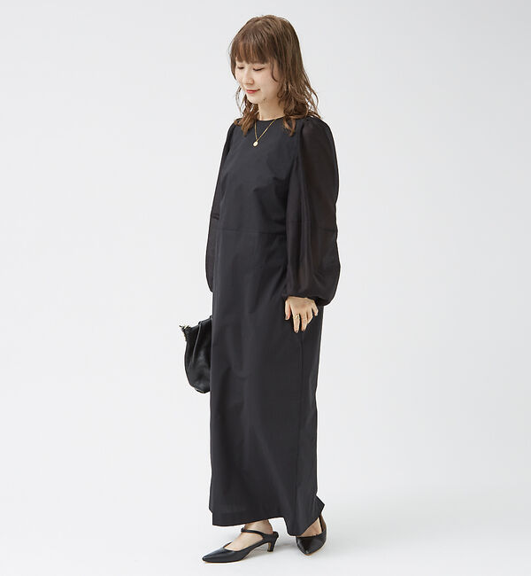 Rouge vif「バルーンシアースリーブワンピース」|ワンピース|