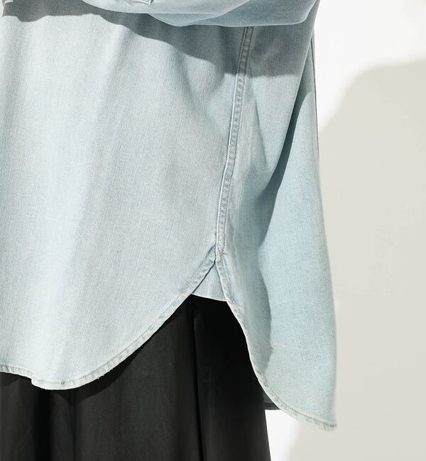 Rouge vif「【Healthy denim / ヘルシーデニム】Almond / デニムシャツ」|シャツ・ブラウス|
