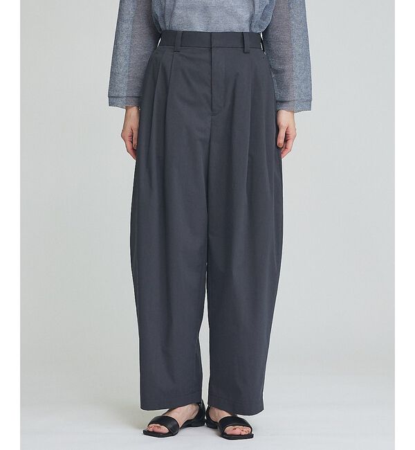 qualite「【接触冷感】タイプライター タックバレルパンツ【予約】」|その他|