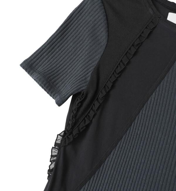 SOFFITTO「【3.1 Phillip Lim/スリーワンフィリップリム】マルチリブカットソーワンピース」|ワンピース|