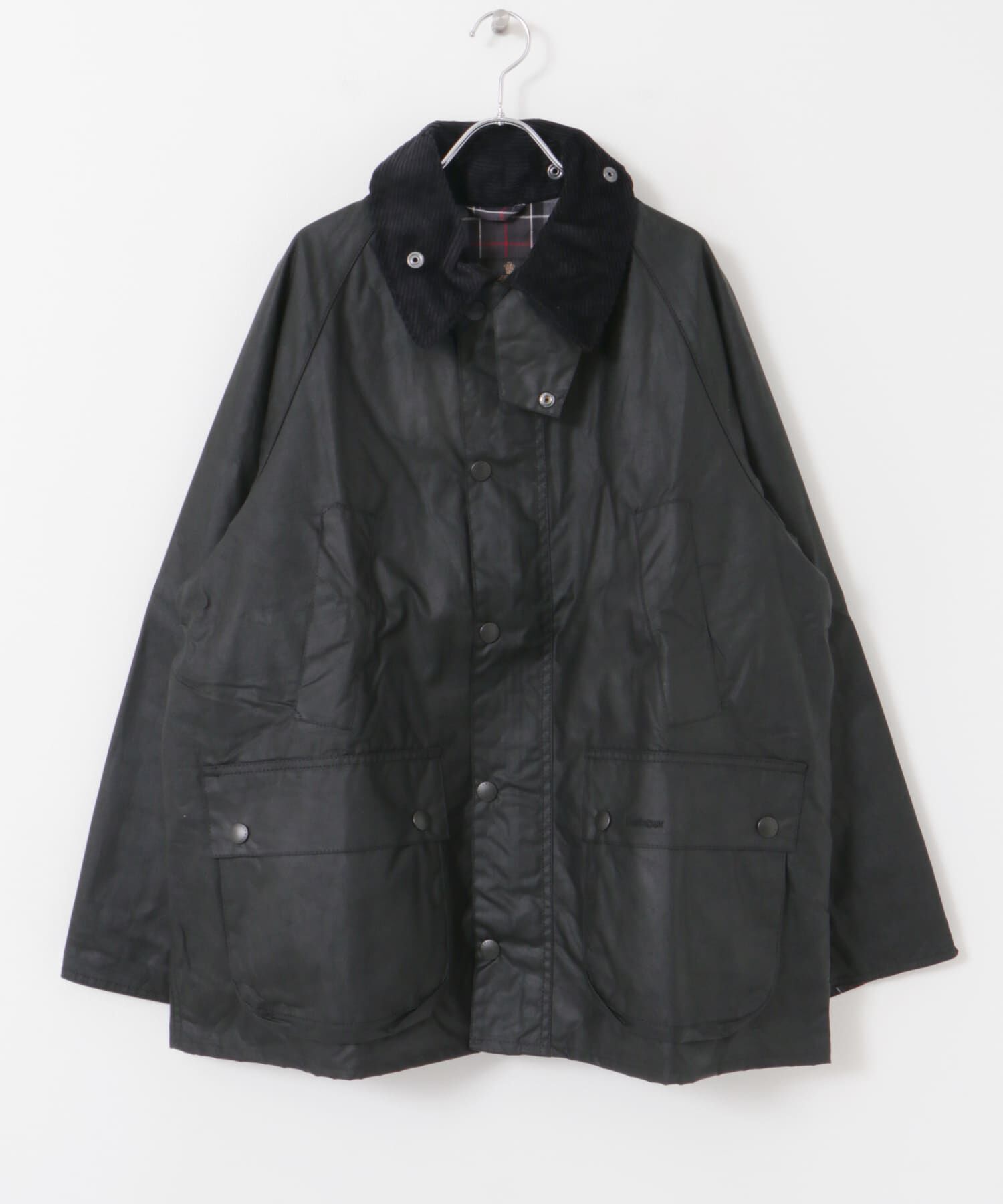 URBAN RESEARCH DOORS「OS BEDALE WAX JACKET」|ノーカラーコート|