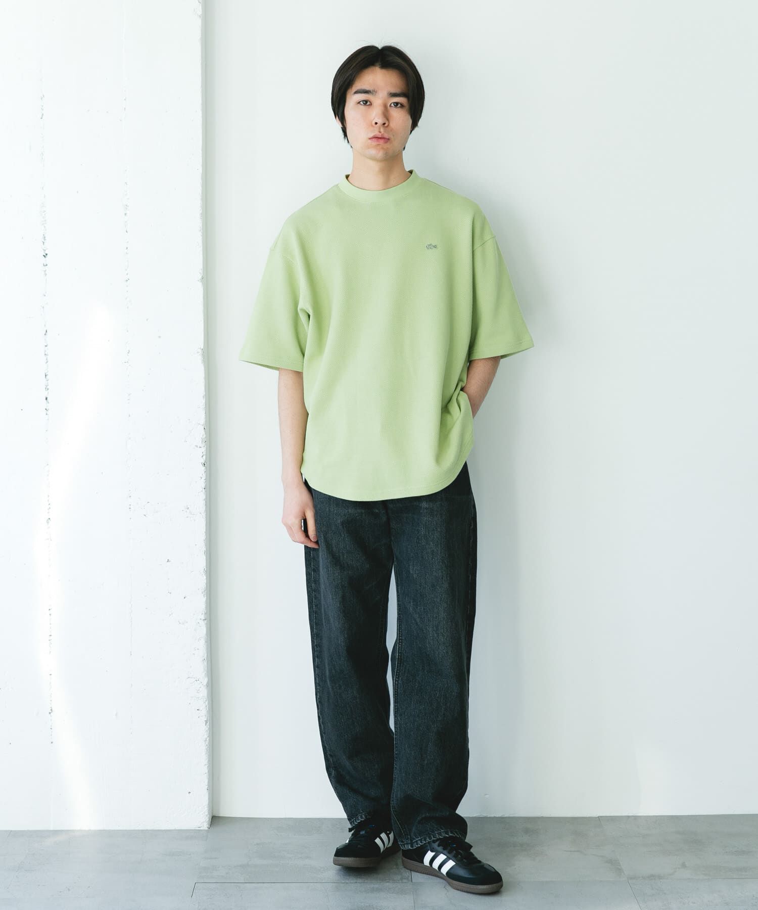 URBAN RESEARCH DOORS「『別注』LACOSTE&times;DOORS　THICK PIQUE ROUND SHORT-SLEEVE」|Tシャツ・カットソー|