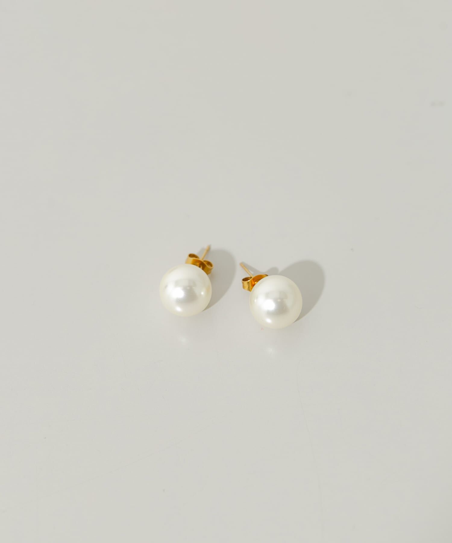 SMELLY「ステンレスパールピアス」|ピアス|