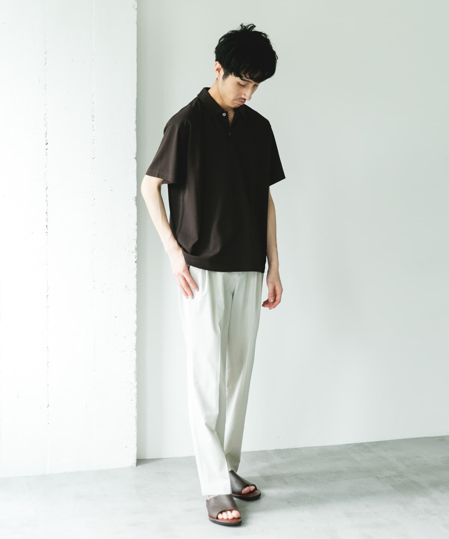URBAN RESEARCH DOORS「ソマルティカノコ ショートスリーブポロシャツ」|ポロシャツ|