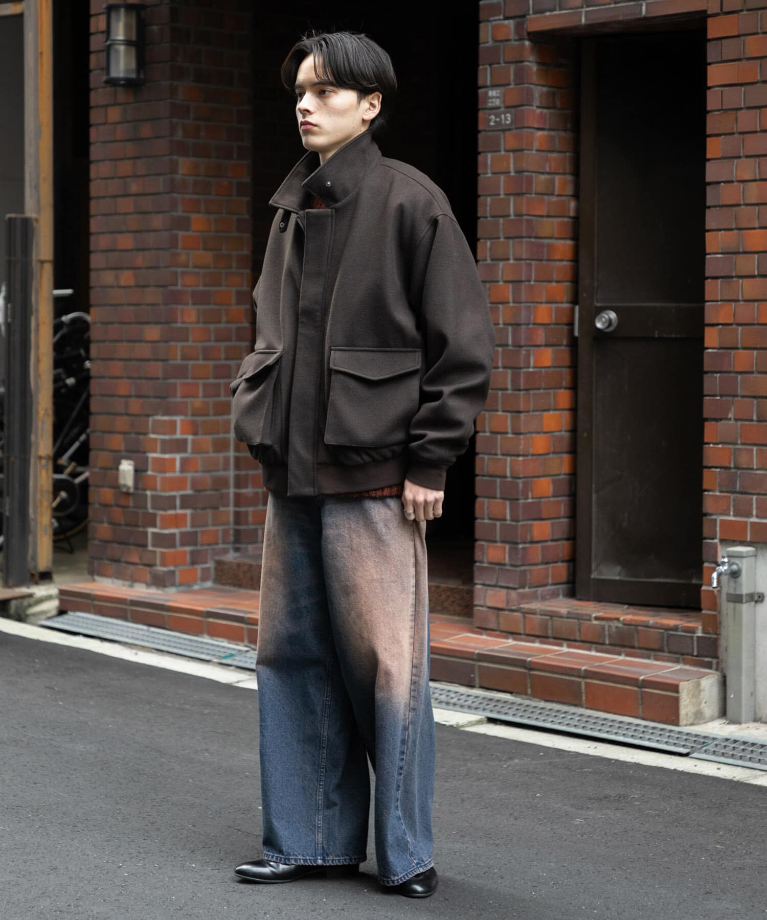 SENSE OF PLACE by URBAN RESEARCH「『UR TECH』カットメルトンブルゾン」|ブルゾン・スタジャン|