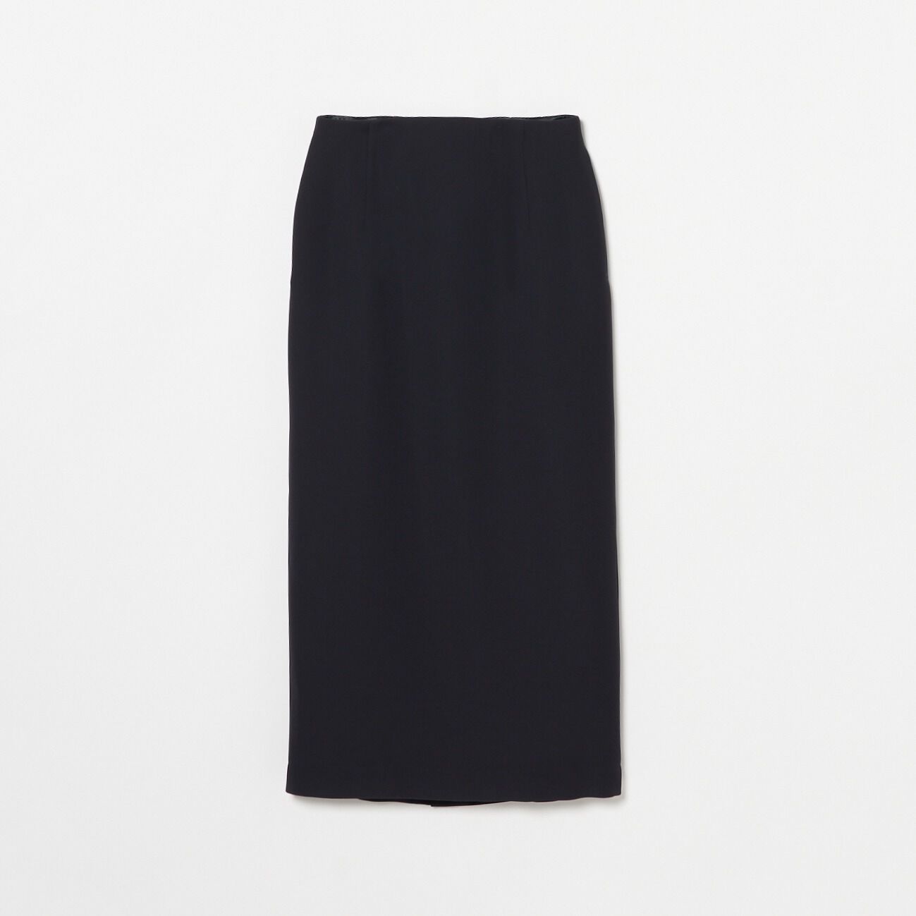 HELIOPOLE「HELIOPOLE SILKY DOUBLE TWILL LEAN SK」|スカート|ブラック