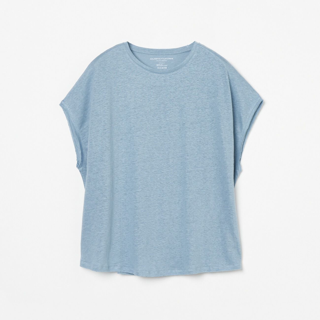  「MAJESTIC FILATURES FRENCH SLEEVE」|Tシャツ・カットソー|ブルー