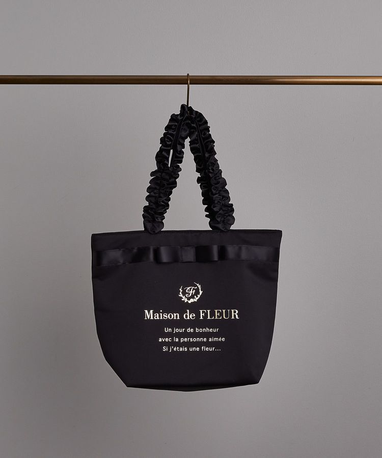 Maison de FLEUR「ブランドロゴフリルハンドルトートMバッグ」|トートバッグ|