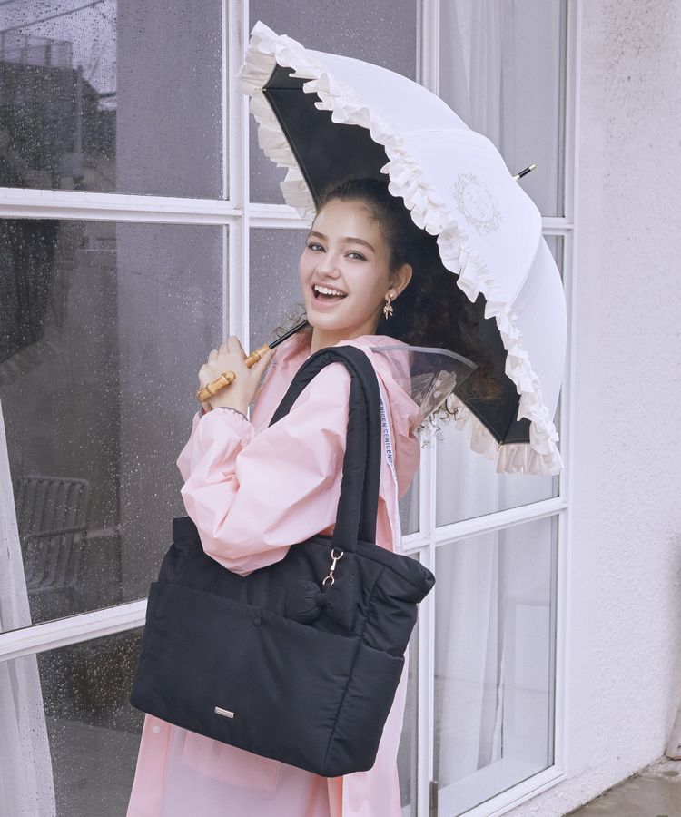 Maison de FLEUR「【撥水加工】パファーキャリーオントートバッグ」|トートバッグ|