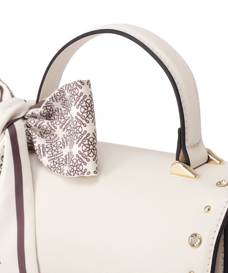 Maison de FLEUR「スタッズフラップ2Wayバッグ」|ハンドバッグ|