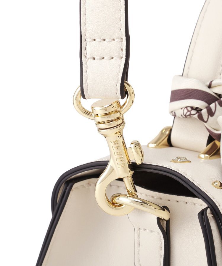 Maison de FLEUR「スタッズフラップ2Wayバッグ」|ハンドバッグ|