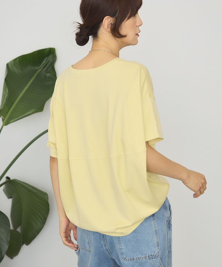 AMERICAN HOLIC「【接触冷感+UVカット】半袖コクーンカットプルオーバー」|Tシャツ・カットソー|