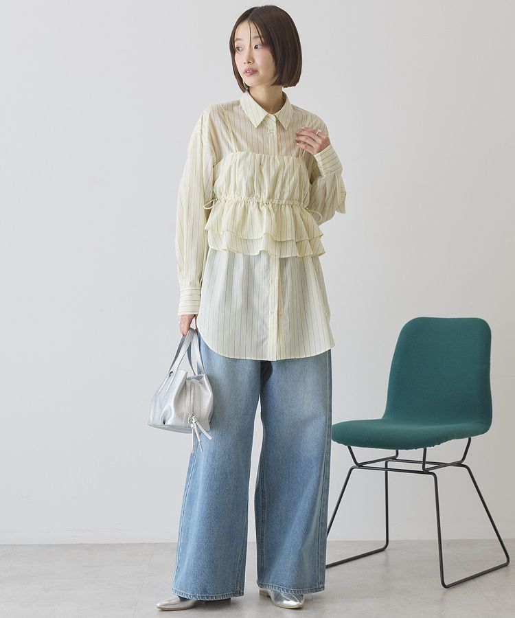 AMERICAN HOLIC「【2点セット・イージーケア】ビスチェ＋シャツ」|シャツ・ブラウス|