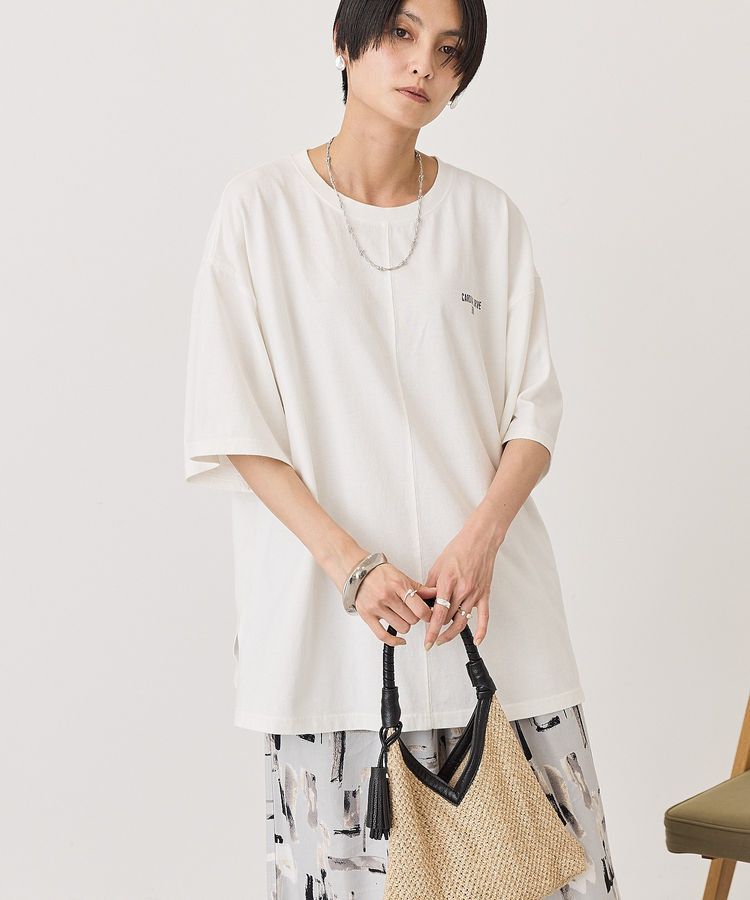 AMERICAN HOLIC「バックロゴルーズTシャツ」|Tシャツ・カットソー|