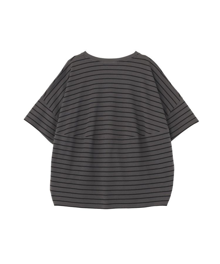 AMERICAN HOLIC「【UVカット・接触冷感】ボーダーコクーンプルオーバー」|Tシャツ・カットソー|