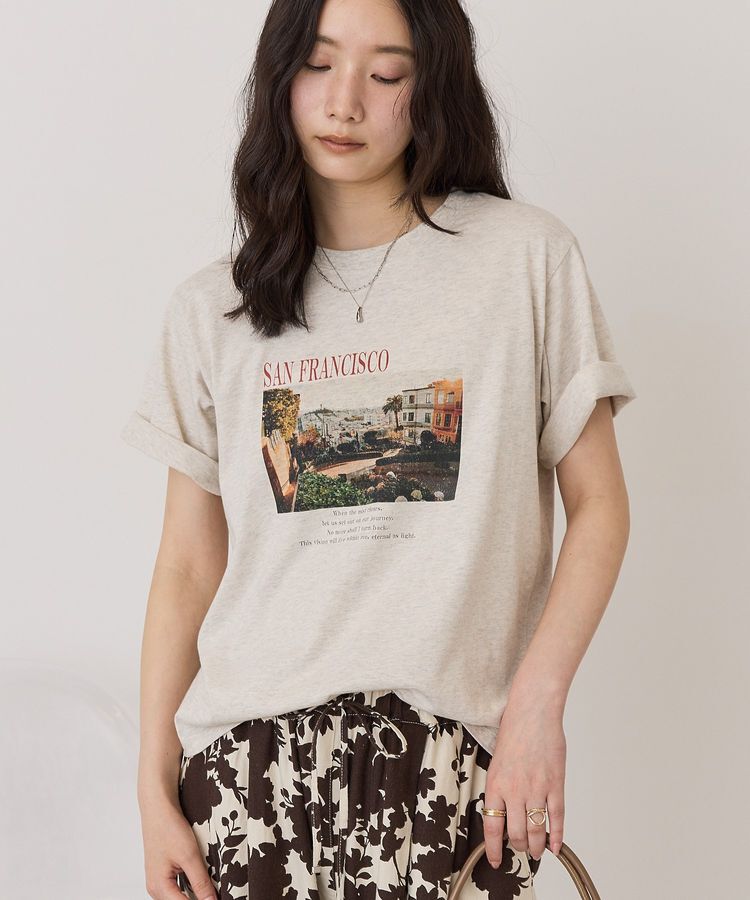 AMERICAN HOLIC「SANFRANCISCO ロゴ＆フォトTシャツ」|Tシャツ・カットソー|