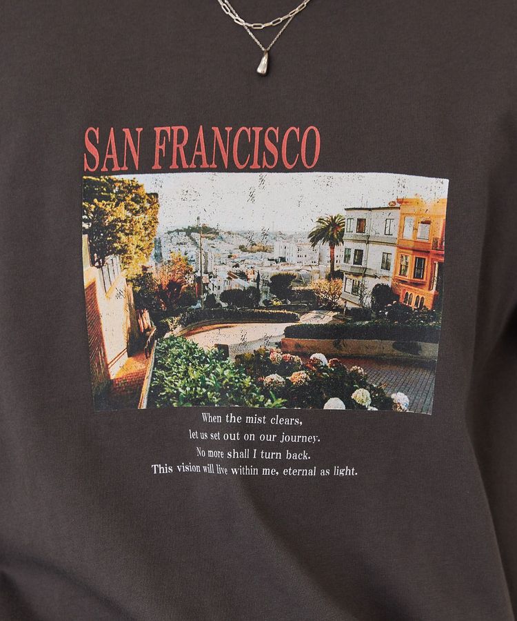 AMERICAN HOLIC「SANFRANCISCO ロゴ＆フォトTシャツ」|Tシャツ・カットソー|