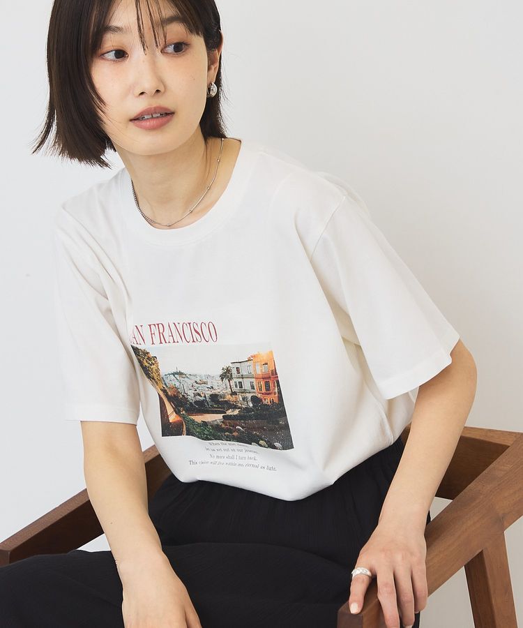 AMERICAN HOLIC「SANFRANCISCO ロゴ＆フォトTシャツ」|Tシャツ・カットソー|