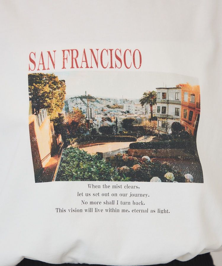AMERICAN HOLIC「SANFRANCISCO ロゴ＆フォトTシャツ」|Tシャツ・カットソー|