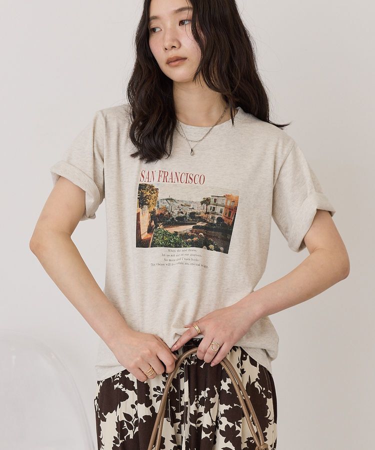 AMERICAN HOLIC「SANFRANCISCO ロゴ＆フォトTシャツ」|Tシャツ・カットソー|