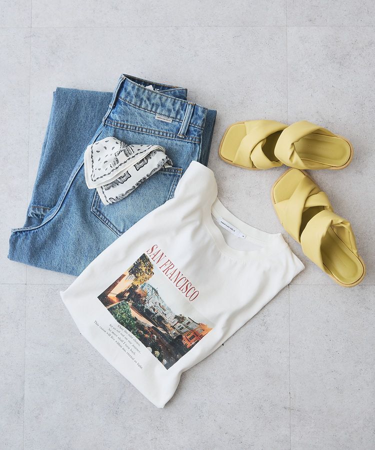 AMERICAN HOLIC「SANFRANCISCO ロゴ＆フォトTシャツ」|Tシャツ・カットソー|