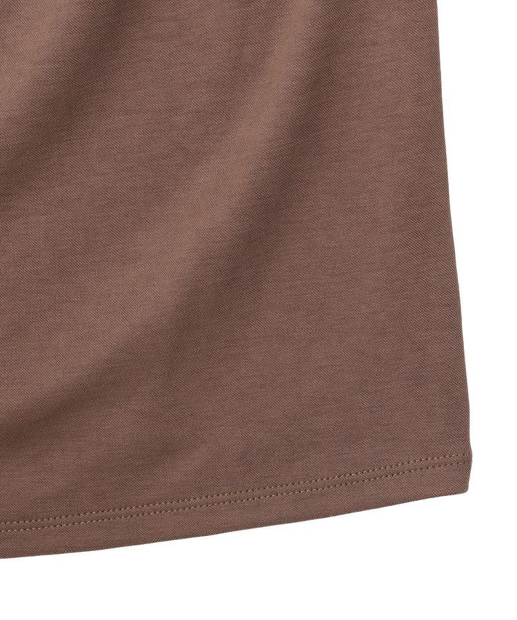 YECCA VECCA「【接触冷感】ドレープカットトップス」|Tシャツ・カットソー|