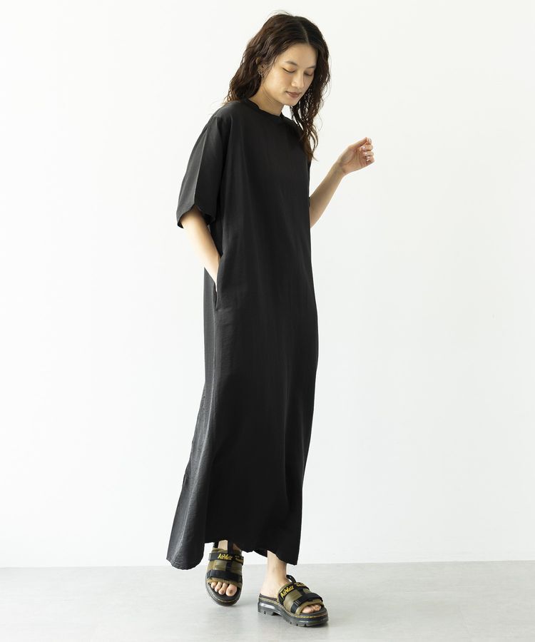 GARAGE OF GOOD CLOTHING「キュプラ混半袖ワンピース」|ワンピース|