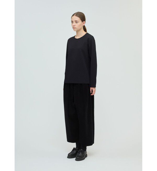 mizuiro ind「mizuiro ind ジャカードクルーネックプルオーバー」|Tシャツ・カットソー|