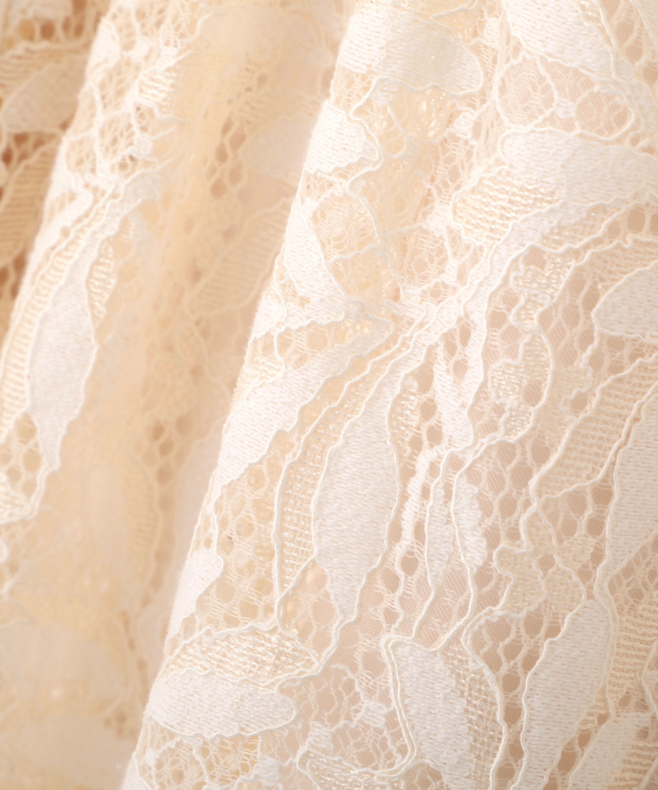 PROPORTION BODY DRESSING「〈Lou Lou fee（ルルーフェ）〉タイ付きレースワンピース」|ワンピース|