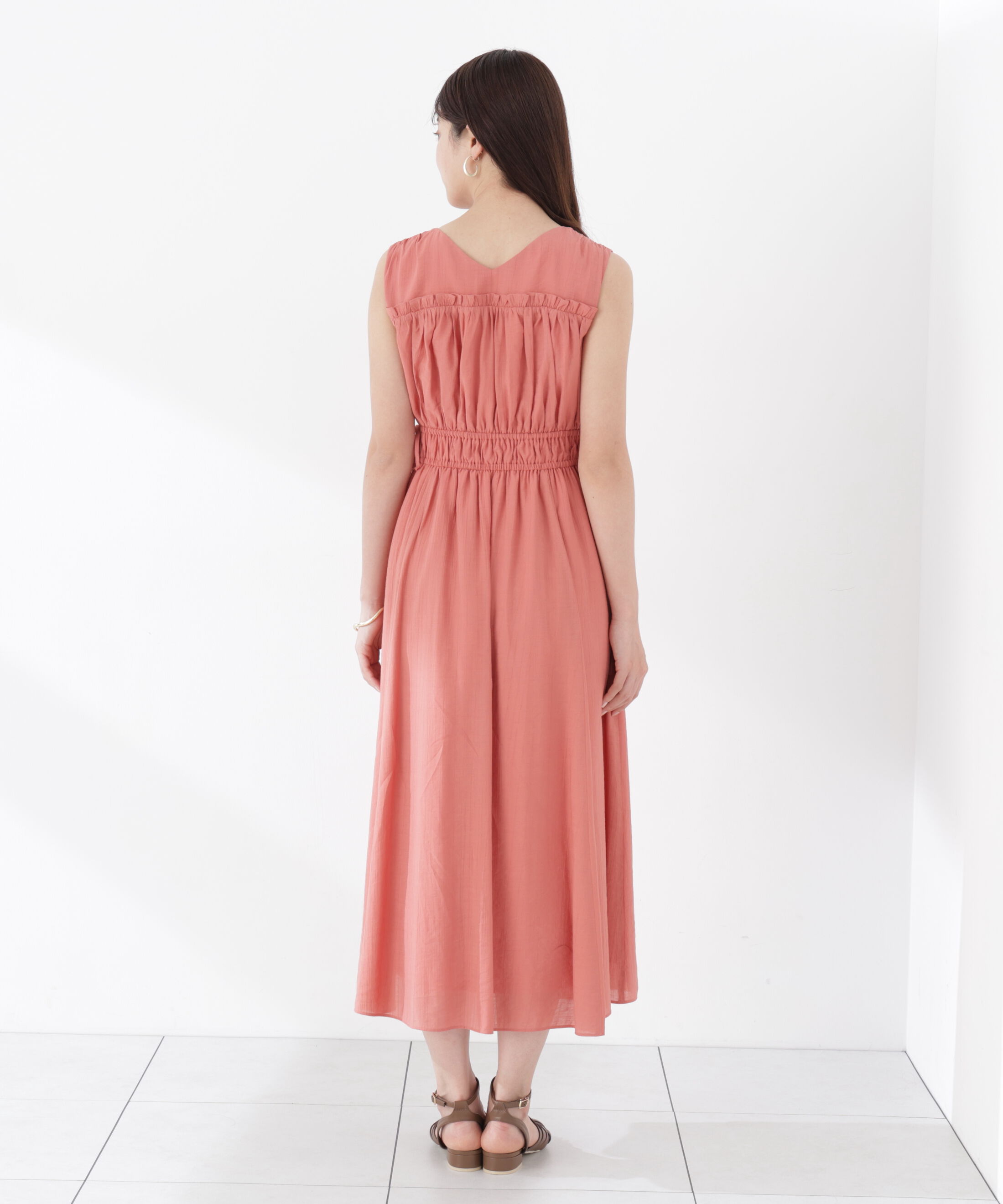 PROPORTION BODY DRESSING「ウエストリボンギャザーワンピース」|ワンピース|