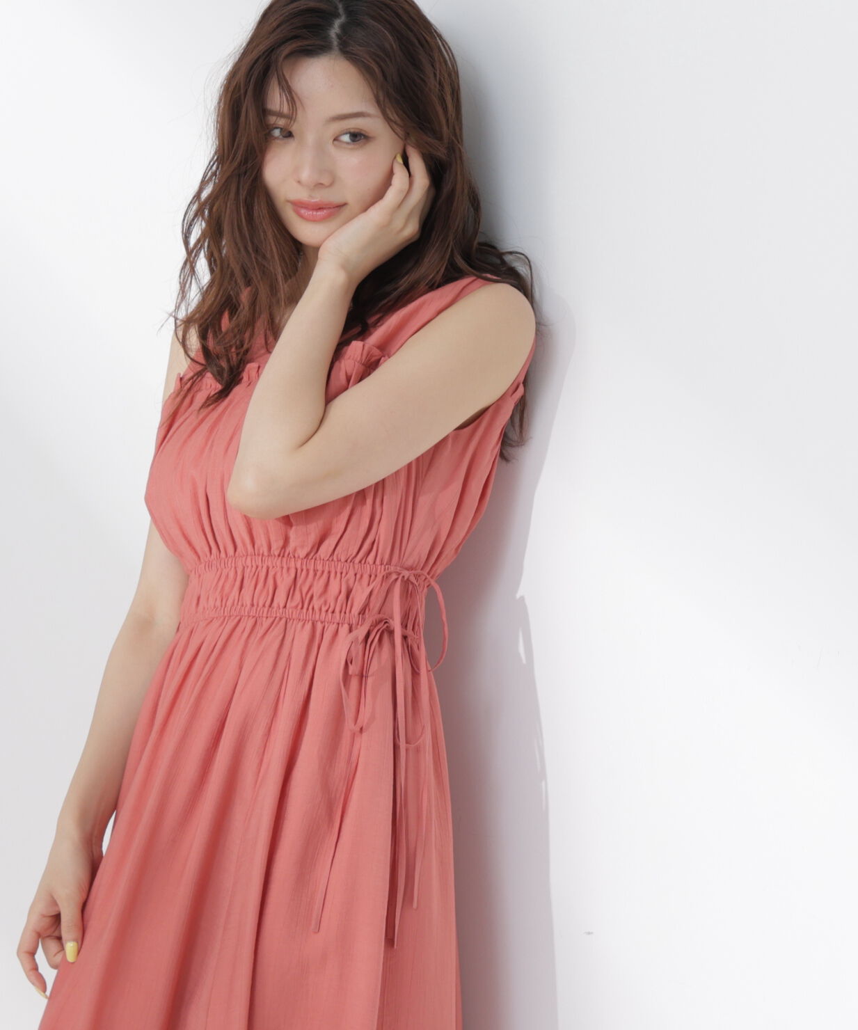 PROPORTION BODY DRESSING「ウエストリボンギャザーワンピース」|ワンピース|