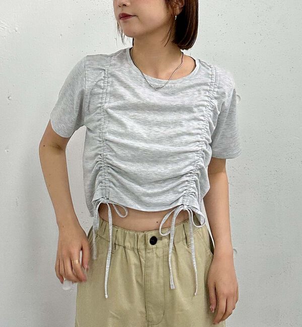 archives「ダブルドロストチビＴｅｅ」|Tシャツ・カットソー|GRAY