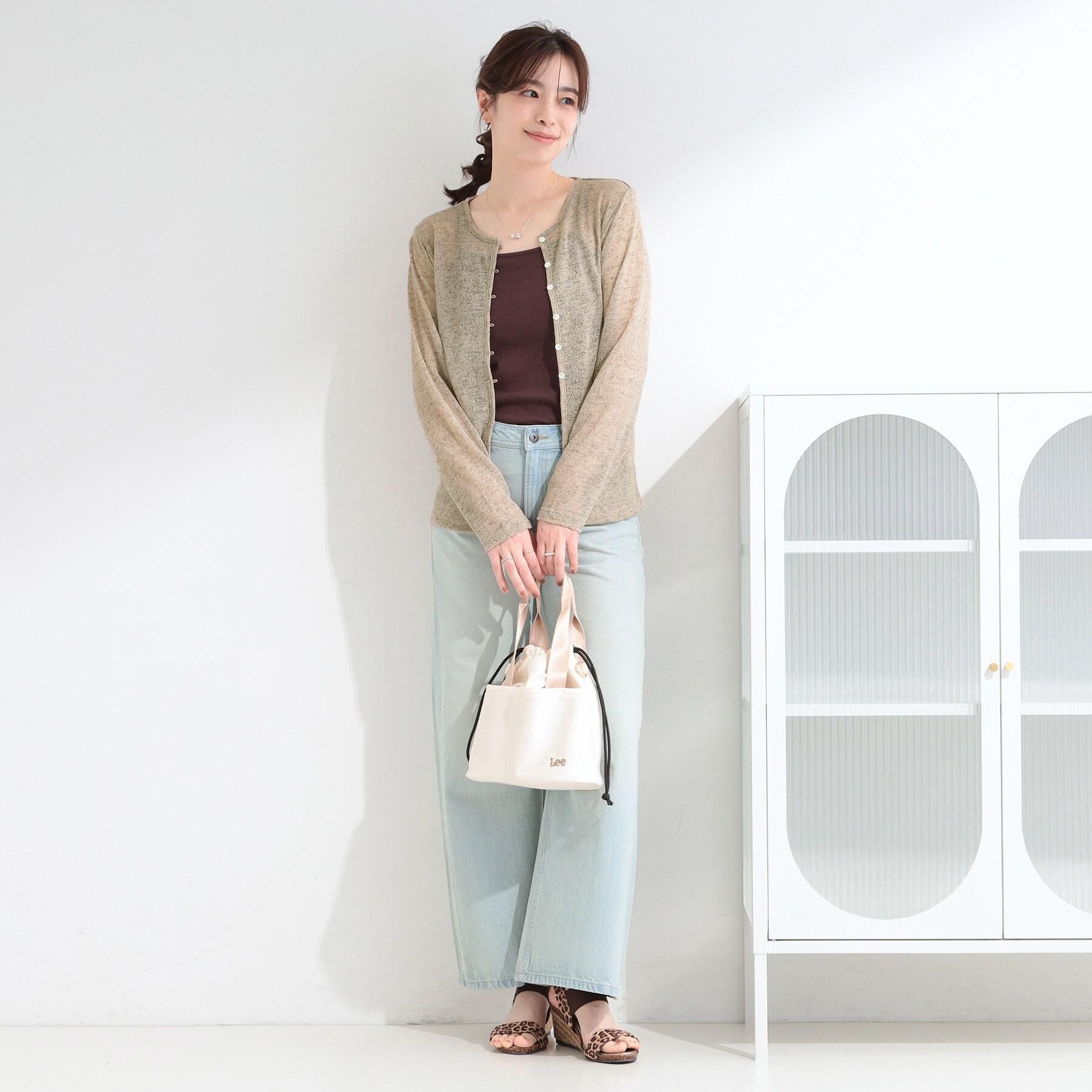 SHOO･LA･RUE「【SHOO・LA・RUE DENIM】体型カバーにも バギーデニムワイドパンツ」|デニム|