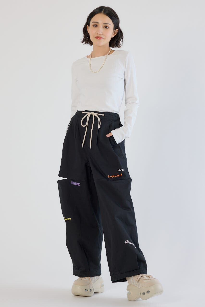 RODEO CROWNS「embroideryサイドジップパンツ」|その他|