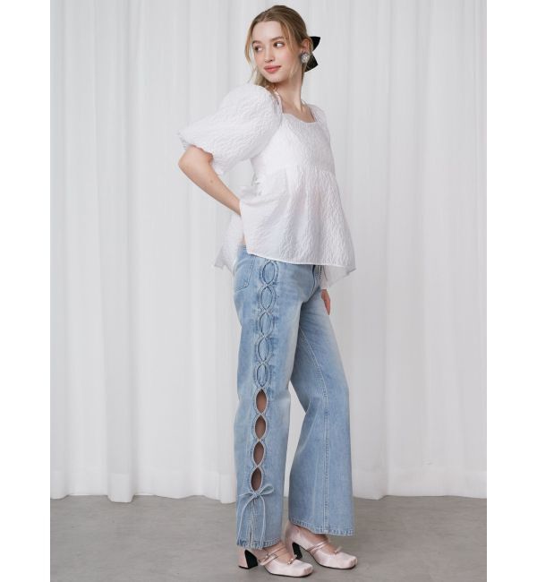 CALNAMUR「バレエチャンキーヒールシューズ」|その他|