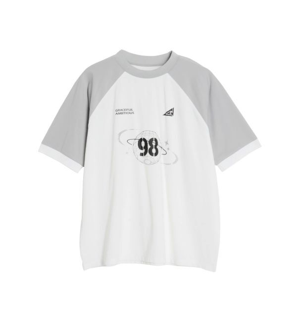CALNAMUR「スペースユニフォームデザインTシャツ」|Tシャツ・カットソー|グレー