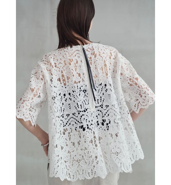 ELENDEEK「LACE T-BL」|シャツ・ブラウス|