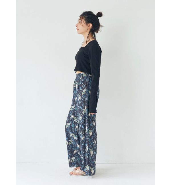 Ungrid「スパンコール刺繍ラフパンツ」|その他|